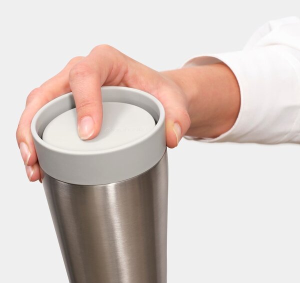 Jasnoszary kubek termiczny 200 ml Make & Take – Brabantia