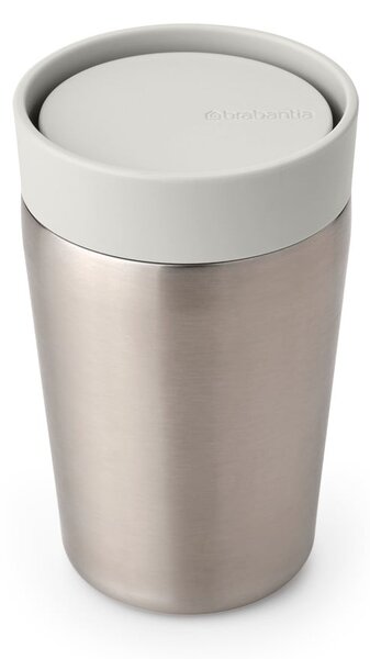 Jasnoszary kubek termiczny 200 ml Make & Take – Brabantia