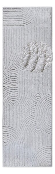 Kremowy chodnik 80x240 cm Chappe Cream White – Elle Decoration