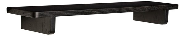 Czarna półka w dekorze dębu 80 cm Poke – Hübsch