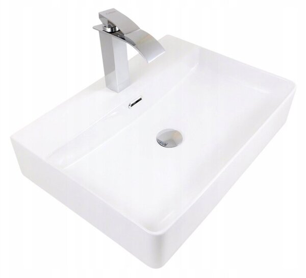 Umywalka nablatowa Estiva SANDA White biała 60x42x13 cm 1 szt