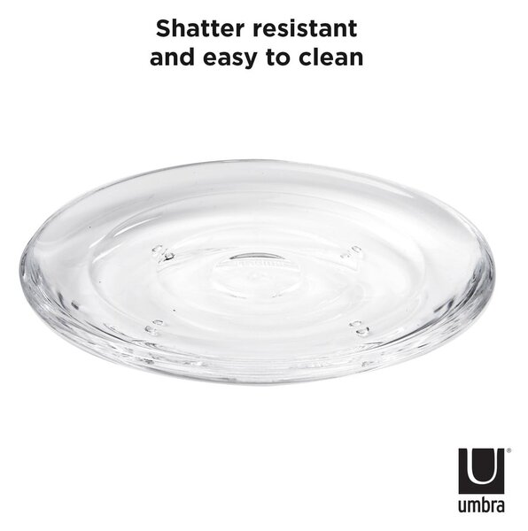 Plastikowa mydelniczka Droplet – Umbra