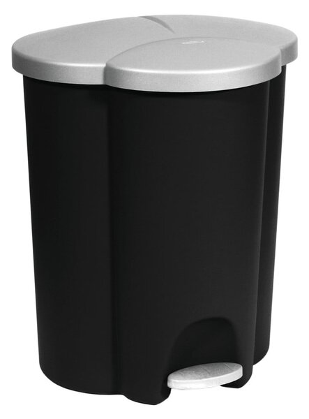 Plastikowy kosz na śmieci segregowane na pedał 17+17+6 l Trio – Curver