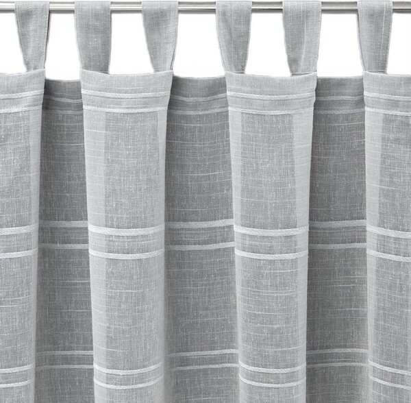 Firana gotowa EUROFIRANY Arcadia 140 x 250 cm Srebrny