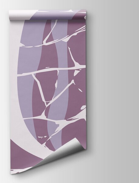 Fototapeta Marzycielski kwiatowy wzór w odcieniach lawendy, Fototapety Abstrakcja, Popularne Fototapety, t01035v2 - Tapeko.pl