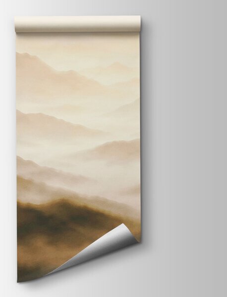 Fototapeta Zamglone pasmo górskie, Fototapety Natura, Popularne Fototapety, t01065v3 - Tapeko.pl