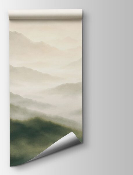 Fototapeta Zamglone pasmo górskie, Fototapety Natura, Popularne Fototapety, t01065v1 - Tapeko.pl