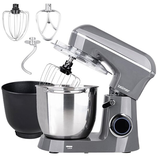 Robot kuchenny planetarny ZELMER ZKR1310G 1300W (2 misy w zestawie)