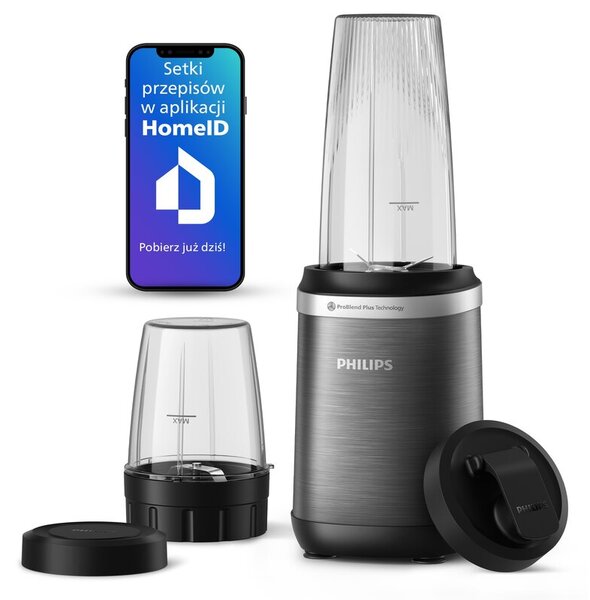Blender kielichowy PHILIPS HR2766/00 Czarno-srebrny