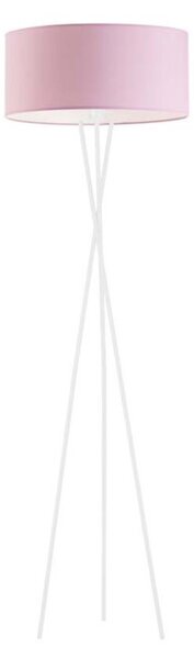Lampa stojąca podłogowa trójnóg z abażurem walec MORIS