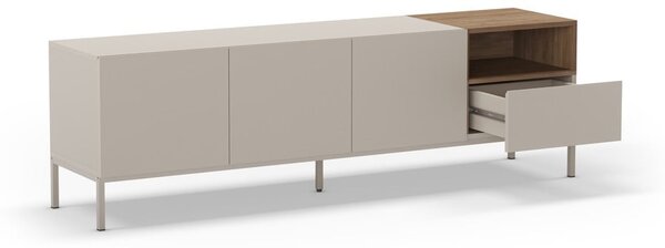 Kremowa szafka pod TV 180x55 cm Cailin – Marckeric