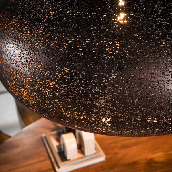ZIJLSTRA Lampa wisząca Cielo, możliwość ściemniania, miedziany, salon / jadalnia, metal, antyczny