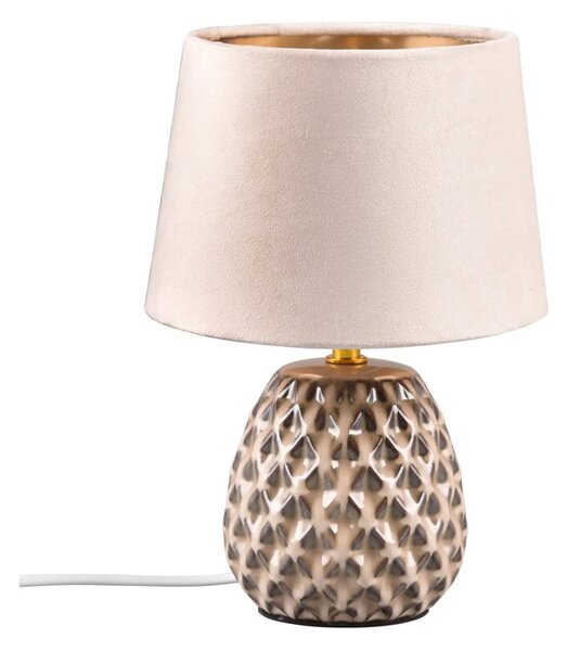 Beżowa lampa stołowa (wys. 27 cm) Ariana – Reality