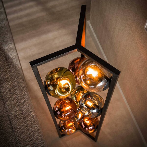 ZIJLSTRA Lampa stojąca Stellar, multikolor, salon / jadalnia, szkło, skandynawski