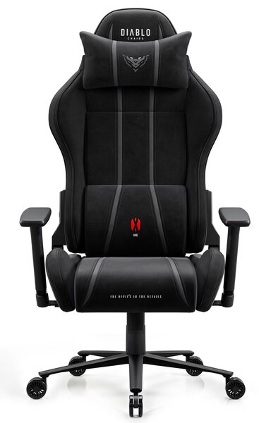 Fotel gamingowy materiałowy Diablo X-One 2.0 Normal Size, Burned Black