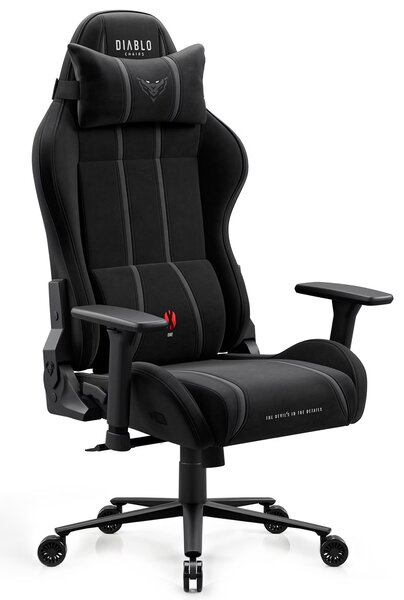 Fotel gamingowy materiałowy Diablo X-One 2.0 Normal Size, Burned Black