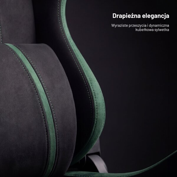 Fotel gamingowy materiałowy Diablo X-One 2.0 King Size, Forest Green
