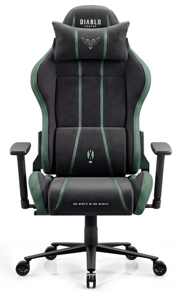 Fotel gamingowy materiałowy Diablo X-One 2.0 King Size, Forest Green
