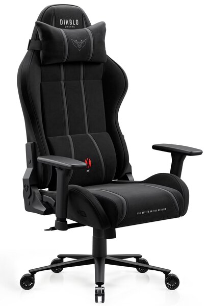 Fotel gamingowy materiałowy Diablo X-One 2.0 King Size, Burned Black