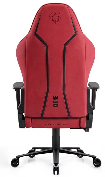 Fotel gamingowy materiałowy Diablo X-One 2.0 King Size, Bloody Mary