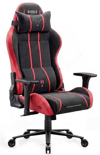 Fotel gamingowy materiałowy Diablo X-One 2.0 King Size, Bloody Mary