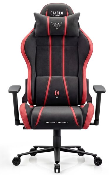 Fotel gamingowy materiałowy Diablo X-One 2.0 Normal Size, Bloody Mary