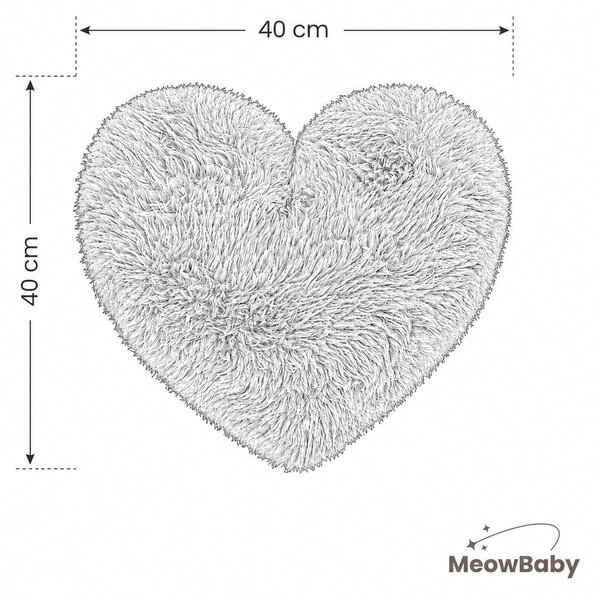Poduszka dziecięca 40x40 cm Mammoth – Meowbaby