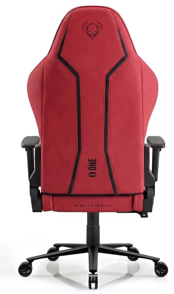 Fotel gamingowy materiałowy Diablo X-One 2.0 Normal Size, Bloody Mary