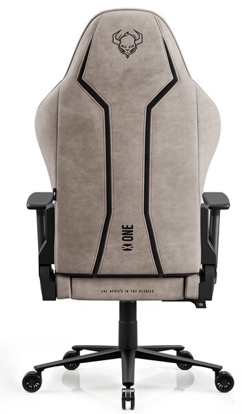 Fotel gamingowy materiałowy Diablo X-One 2.0 King Size, Camel Black