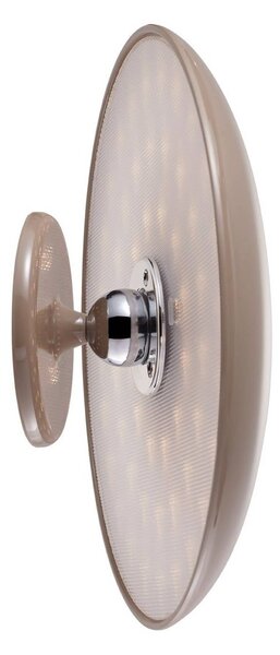 Beacon Lighting Lampa stołowa LED z akumulatorem Kinoko, brązowa, 27 cm, CCT możliwość ściemniania, brązowy / rdzawy, salon / jadalnia, tworzywo sztuczne, nowoczesny