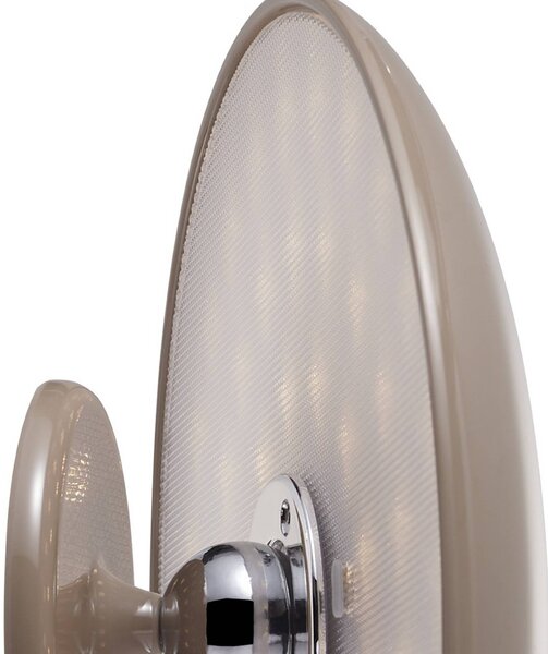 Beacon Lighting Lampa stołowa LED z akumulatorem Kinoko, brązowa, 27 cm, CCT możliwość ściemniania, brązowy / rdzawy, salon / jadalnia, tworzywo sztuczne, nowoczesny