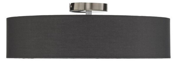 Lampa sufitowa Sebatin Lindby, możliwość ściemniania, aluminiowy / szary / cynkowy, sypialnia, tkanina / materiał / jedwab, nowoczesny