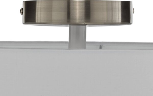 Lampa sufitowa Sebatin Lindby, możliwość ściemniania, biały / opal, sypialnia, tkanina / materiał / jedwab, nowoczesny