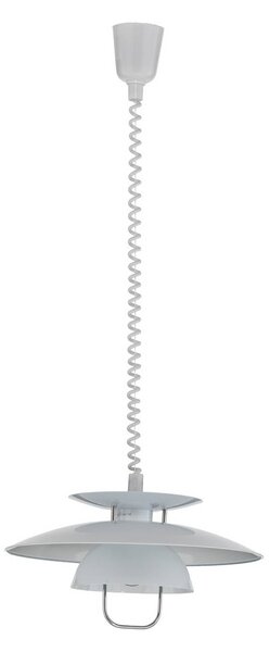 Lampa wisząca Nadija Lindby, możliwość ściemniania, biały / opal, kuchnia, metal, skandynawski