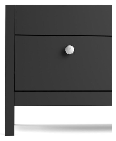 Czarna wysoka komoda 82x99 cm Madrid – Tvilum