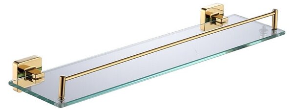 Półka łazienkowa pod lustro HYDROSAN MARGO-GL Złoty 48x4.5x13 cm