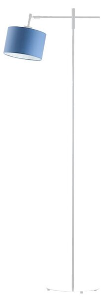 Lampa stojąca podłogowa przegubowa regulowana z abażurem walec 17cm SALIX
