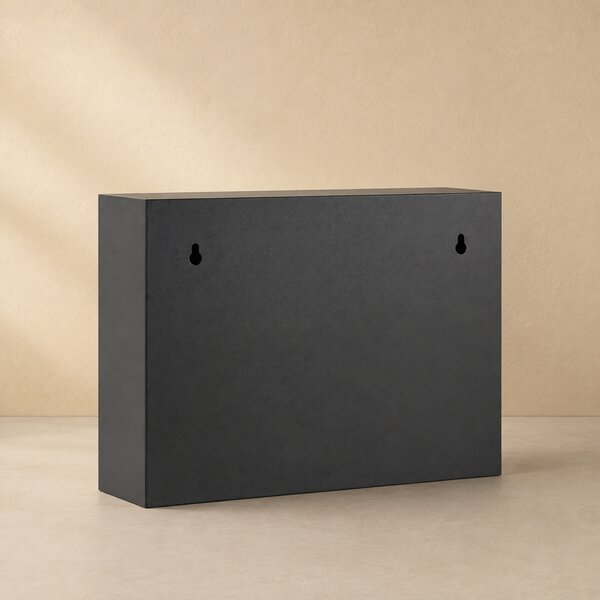 Kominek dekoracyjny LED, metalowy, 10 x 29 x 23 cm