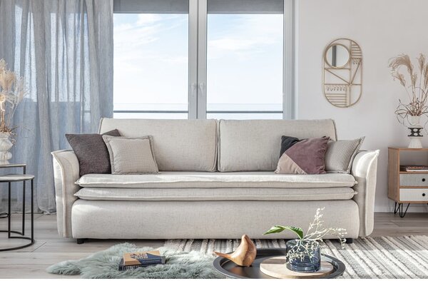 Beżowa rozkładana sofa Miuform Charming Charlie