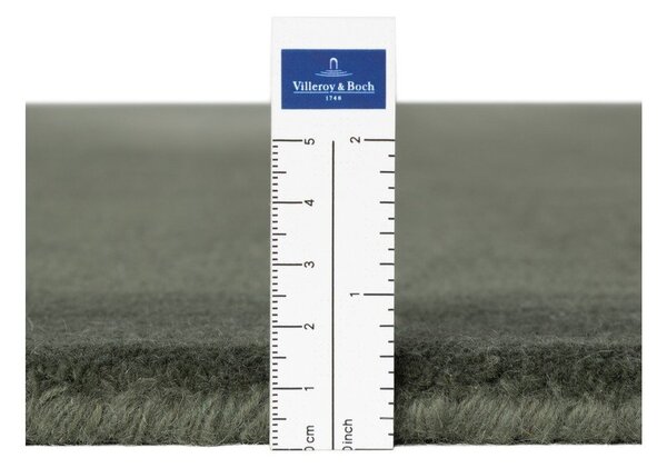 Ciemnozielony okrągły dywan z mieszanki wełny tkany ręcznie ø 150 cm Kivi – Villeroy&Boch