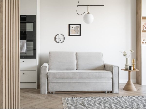 Biała rozkładana sofa 168 cm Lucky Lucy – Miuform