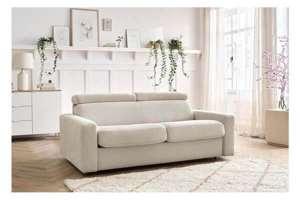 Kremowa rozkładana sofa 195 cm Monaco – Bobochic Paris