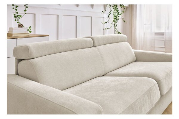 Kremowa rozkładana sofa 195 cm Monaco – Bobochic Paris