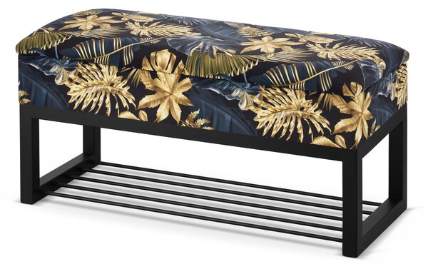 Pufa ze schowkiem i półką na buty LOFT - Fancy