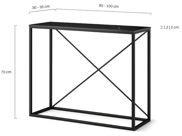 Konsola do przedpokoju - LOFT Glam