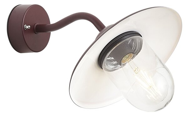 Klasyczna lampa ścienna zewnętrzna ciemnoczerwona IP44 - Munich