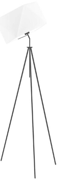 Lampa stojąca podłogowa przegubowa regulowana trójnóg z abażurem diament DECO