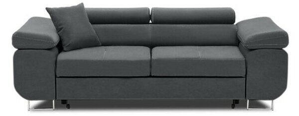 RozkÅadana sofa, Bellezza, 209x100x87 cm, ciemny szary | TYLETEGOTU