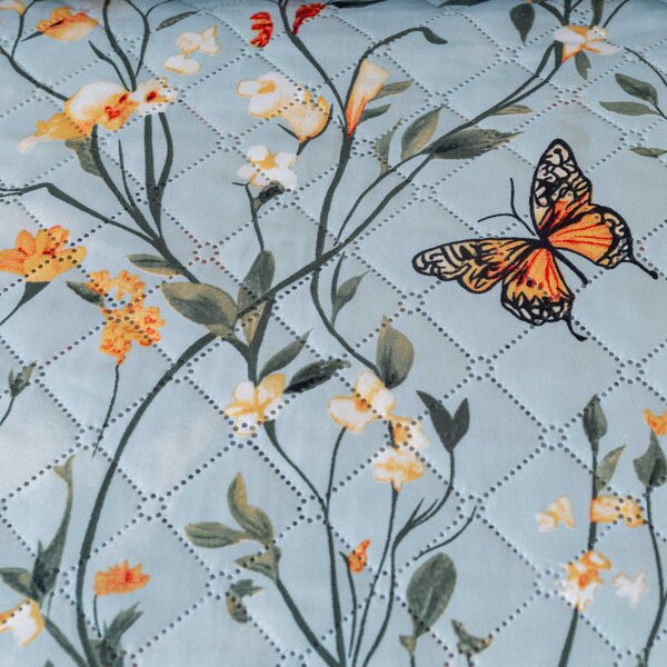 Narzuta na łóżko MONARCH WINGS, jasnoniebieska Rozmiar: 170 x 210 cm