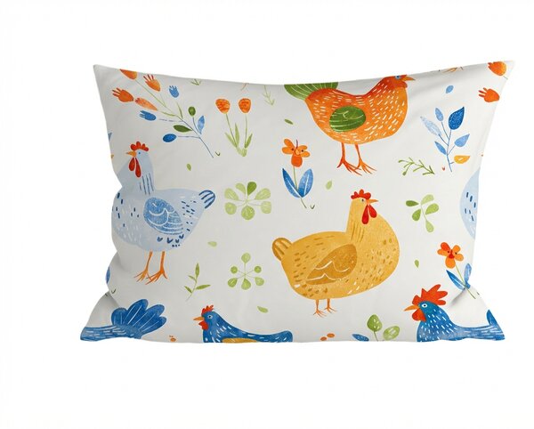 Poszewka na poduszkę z mikrofibry HENRIETTA 50x70 cm, kolorowa